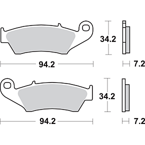 Sbs HF Brake Pads 694HF
