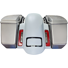 Short Rear Fender - Sport - With Black Plate Frame PYO:RF-SS-CVO-B
