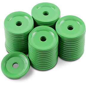 Support Plates - Green - Round - 48 Pack ARG-3780-48