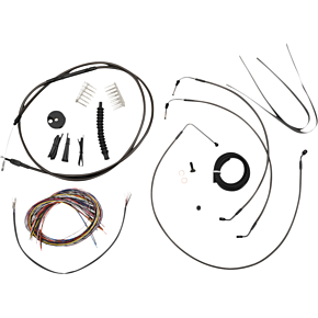 Cable Kit - Quick Connect - 12" - 14" Ape Hanger Handlebars - Midnight LA-8155KT2-13M