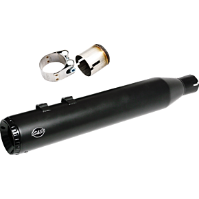 2-into-1 Swindler Exhaust Conversion Kit - 4-1/2" - Black - M8 Touring 550-1141