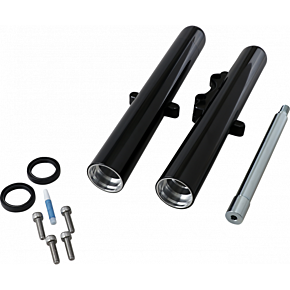 Fork Legs - Black Anodized - Hot Legs - Custom Single Disc - Smooth - '08-'13 06-521