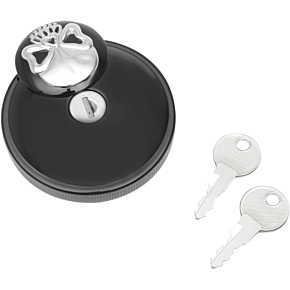 Gas Cap - Vented Skull Locking - Black 0703-0690