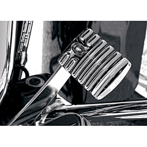  Brake Pedal - Finned -  Chrome C1042-C