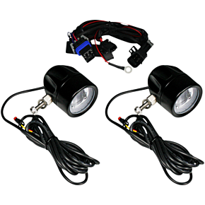 Custom Dynamics LED Fog Light - Indian - Black PB-FOG-IND-B