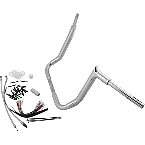 Fat Baggers Inc Handlebar Kit - Pointed Top - 14" - Chrome 809114