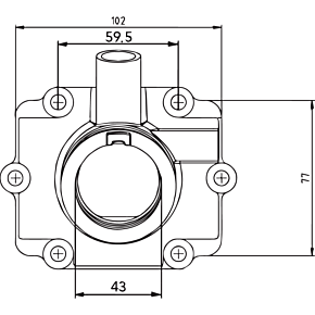Carburetor Flange - Polaris 301733