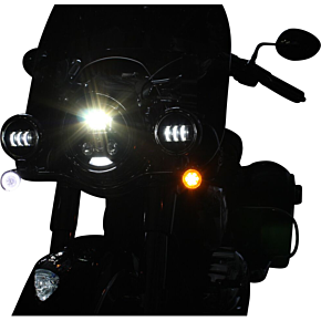 Custom Dynamics ProBEAM® Turn Signals - Gloss Black PB-IND-FTS-AW-B