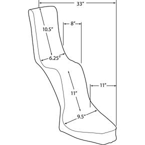 King/Queen Seat - Diamond - Rigid DS-907200
