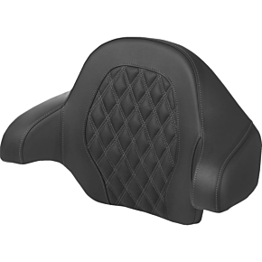 Tour-Pak® Backrest Pad - Lattice Stitch - Dark Gray Stitch - FL '14-'24 814-07-18402