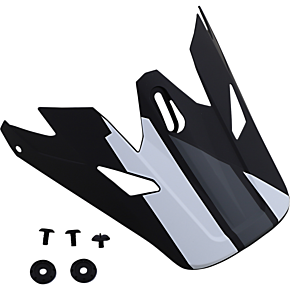 Rise Visor - Evac - Matte Black/White/Gray 0132-1397