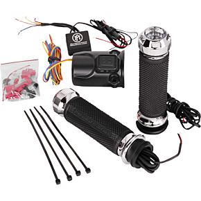 Grips - Apex - Heated - FLTRX - Chrome 0063-2095-CH