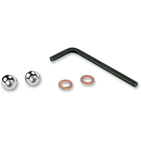Gardnerwestcott Fork Drain Button Bolt - Chrome C-74-45B