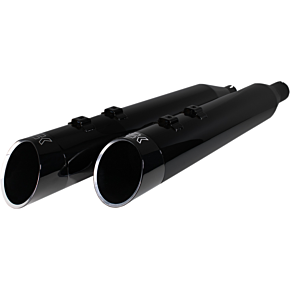 Khrome Werks 4-1/2" HP-Plus® Slip-On Mufflers - Obsidian Edge 202645