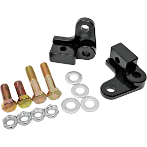 La Choppers Rear Lowering Kit - Black Powder Coated - Lowers 1" - Rear Lowering Kit - L'89-'99 XL LA-7500-03