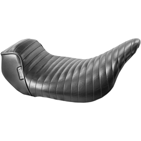 Le Pera Sprocket Solo Seat - Pleated - Black - FL '08+ LK-327PT
