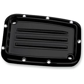  Master Cylinder Lid - Clutch - Dimpled - Black C1178-B