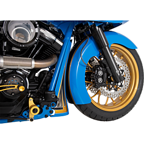 Performance Machine Pm Fork Slider Covers - Tech - Contrast Cut 0208-2045-BM