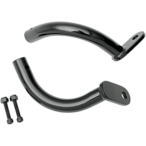 Rick Doss Saddlebag Guard Eliminator Bracket - Black S77-0137B