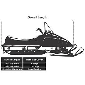 Snowmobile Cover - XXL 300188-1-XXL