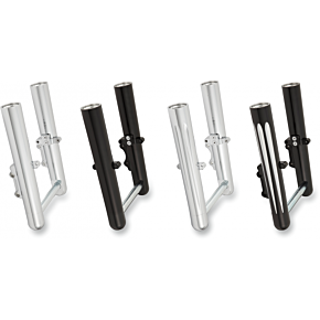 Fork Legs - Black Anodized - Deep Cut - Dual Disc - '00-'07 FLT 06-513