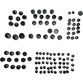 Bolt Covers - Black 2401-0699