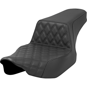 Step-Up Seat - Front Lattice Stitch - Black - FL '23-'24 823-07-172