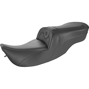 RoadSofa™ Seat - without Backrest - Black w/ Black Stitching - FLH/FLT '97-'07 897-07-187