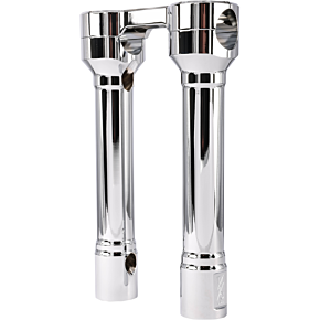 Risers - Hole Shot - 8" - Chrome TSC-8100-3