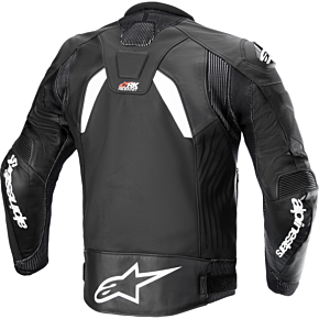 GP Plus R v4 Rideknit® Leather Jacket - Black/White - 50 3100324-12-50