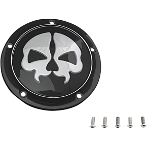 Split Skull Derby Cover - Black - 5-Hole 1107-0547