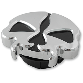 Gas Cap - Dummy Split Skull - Chrome 0703-0789