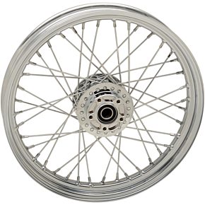 Front Wheel - Dual Disc/ABS - Chrome - 19"x2.50" - '09-'17 FXD 0203-0622
