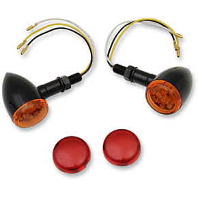 LED Marker Lights - Black/Amber or Red 2040-1962