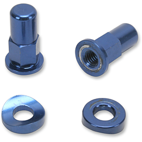Rim Lock Nut/Spacer - Kit - Blue NTRK-003