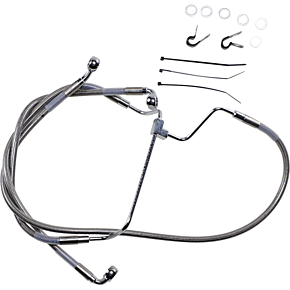 Brake Line - +2" - Stainless Steel 1741-3975