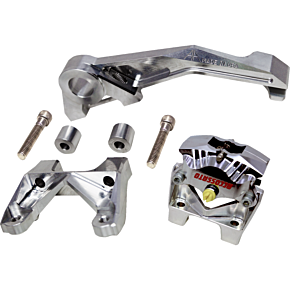 Multi Brake Caliper Mount - 84mm Bolt Center - Raw - Super Sport MCRB2-1