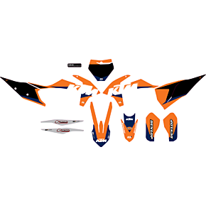 Dcor Visuals Graphic Kit - Black - Racing 20-30-223