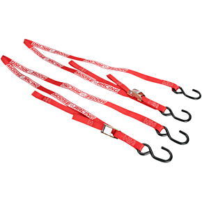 Moose Racing Soft-Tie Tie-Downs - Red