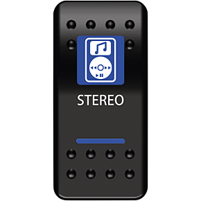 Moose Racing Stereo Rocker Switch