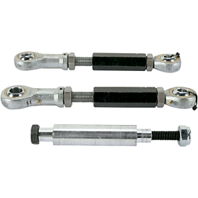 Powerstands Racing Adjustable Lowering Link - Black 03-00756-22