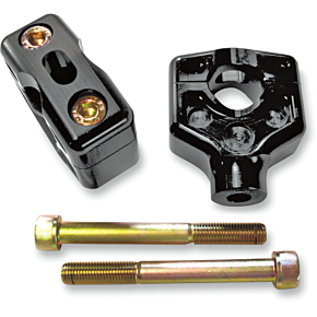 Risers - Dual - 2" - Harley Davidson - Black 03-862B