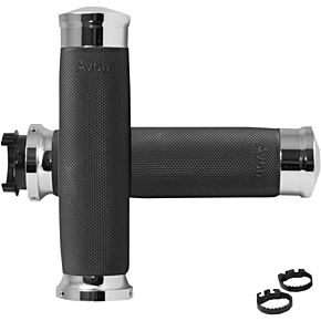 Grips - Custom Contour - Metric - Chrome MT-CC-85-CH