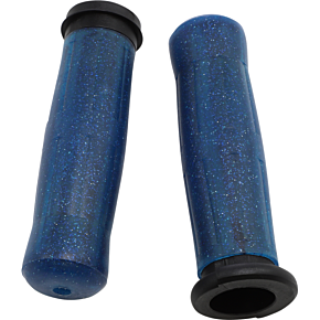 Grips - Old School - Throttle-By-Wire - Blue OLD-69-SBLUE-FL