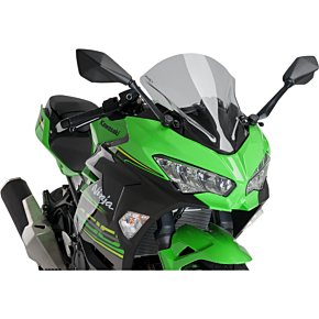 PUIG Race Windscreen - Smoke - Kawasaki