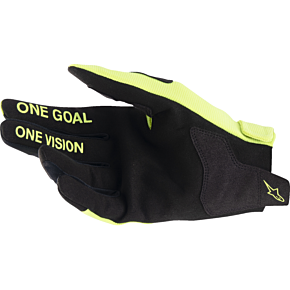 Youth Radar Gloves - Fluo Yellow/Black - Medium 3541824-551-M