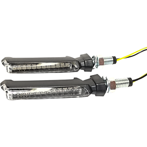 K and S Technologies Sequential LED Marker Lights - Universal - Clear Lens