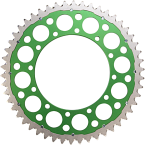 Renthal Twinring™ Rear Sprocket - 50 Tooth - Green 112052050GPGN