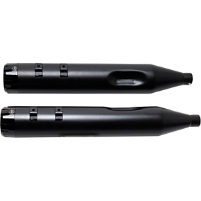 Ss Cycle 4.5" Mufflers - Black with Black Thruster 550-0621