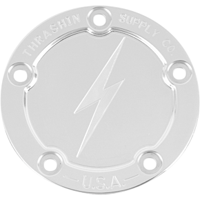 Thrashin Supply Co Point Cover - Dish - Polished - Twin Cam TSC-3026-2